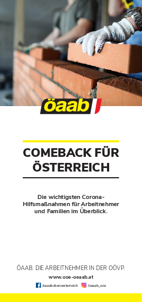 Broschüre "Comeback für Österreich"